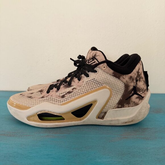 Jordan Tatum 1 Tunnel Mens Fossil Tan Black Seasame Size 10.5 - Picture 4 of 10